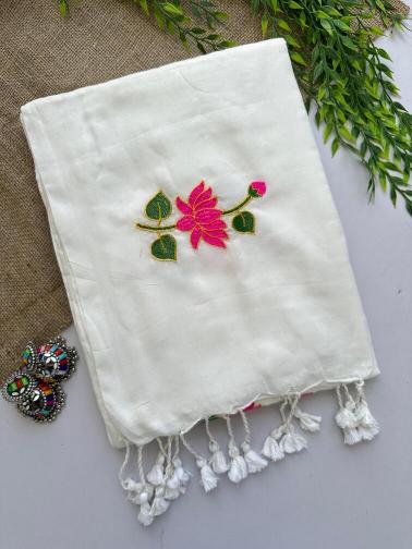 Blousewala khadi cotton saree collection surat